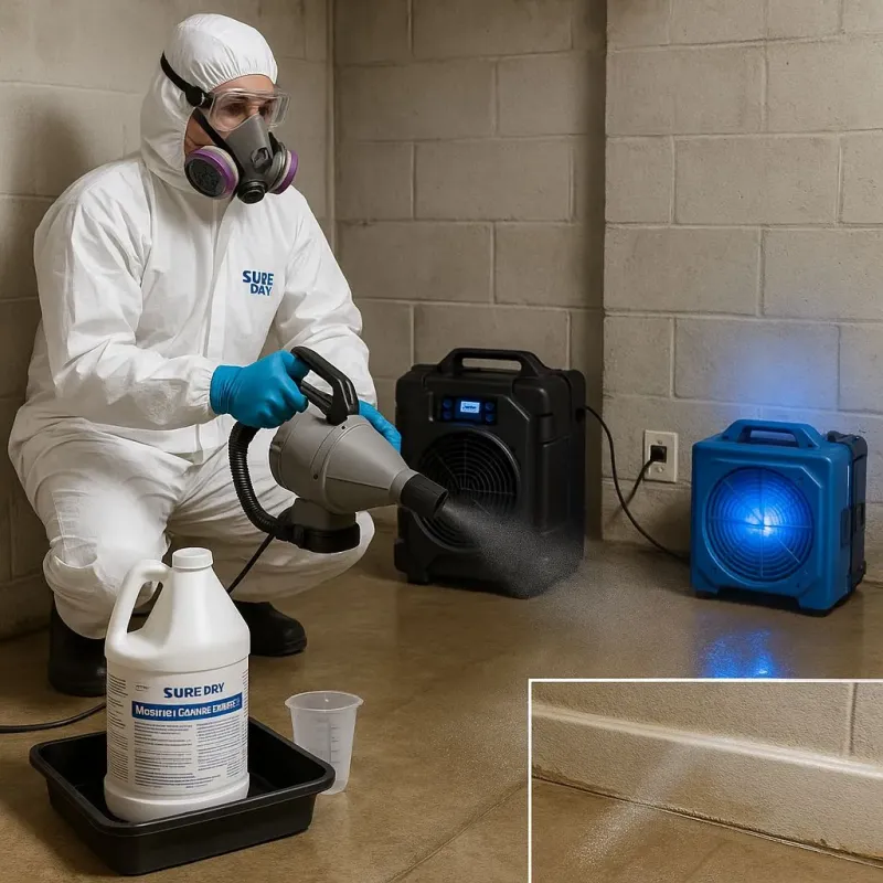 Sanitization and Odor Removal process in Wayne, MI